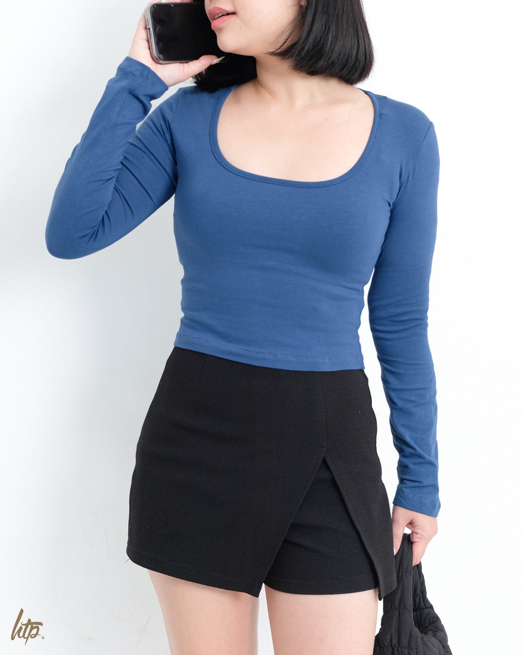 HTP Square Neck LS Top