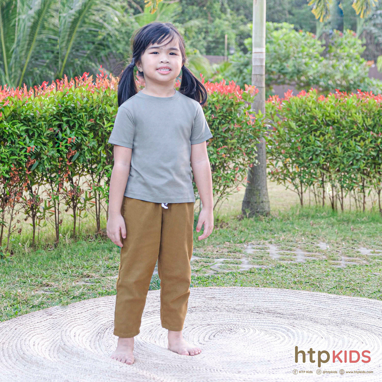 HTP Kids Cropped Linen Pants