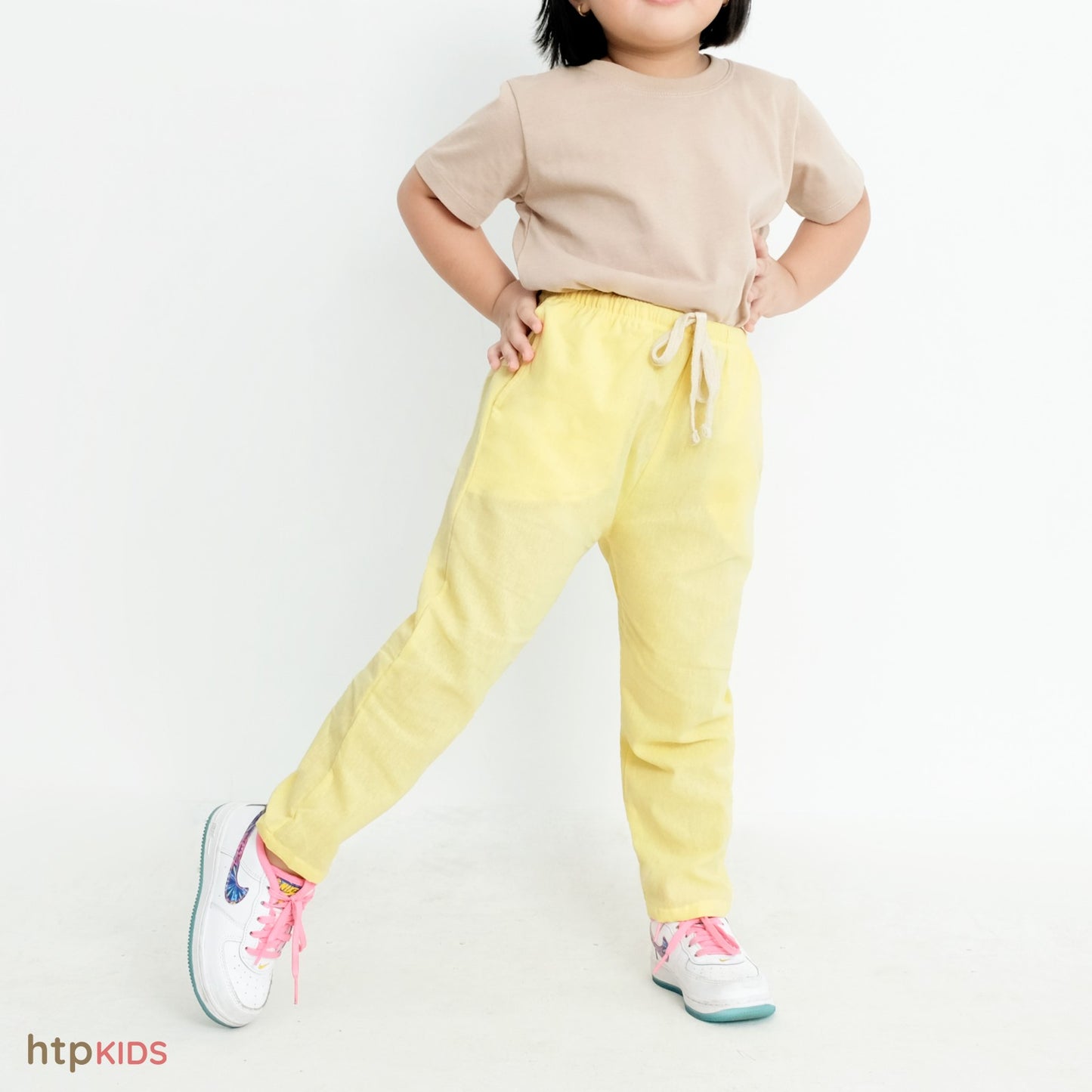 HTP Kids Cropped Linen Pants