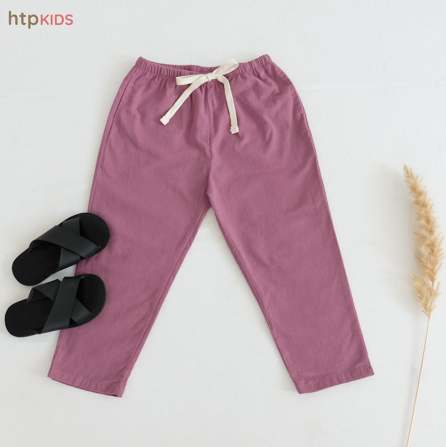 HTP Kids Cropped Linen Pants