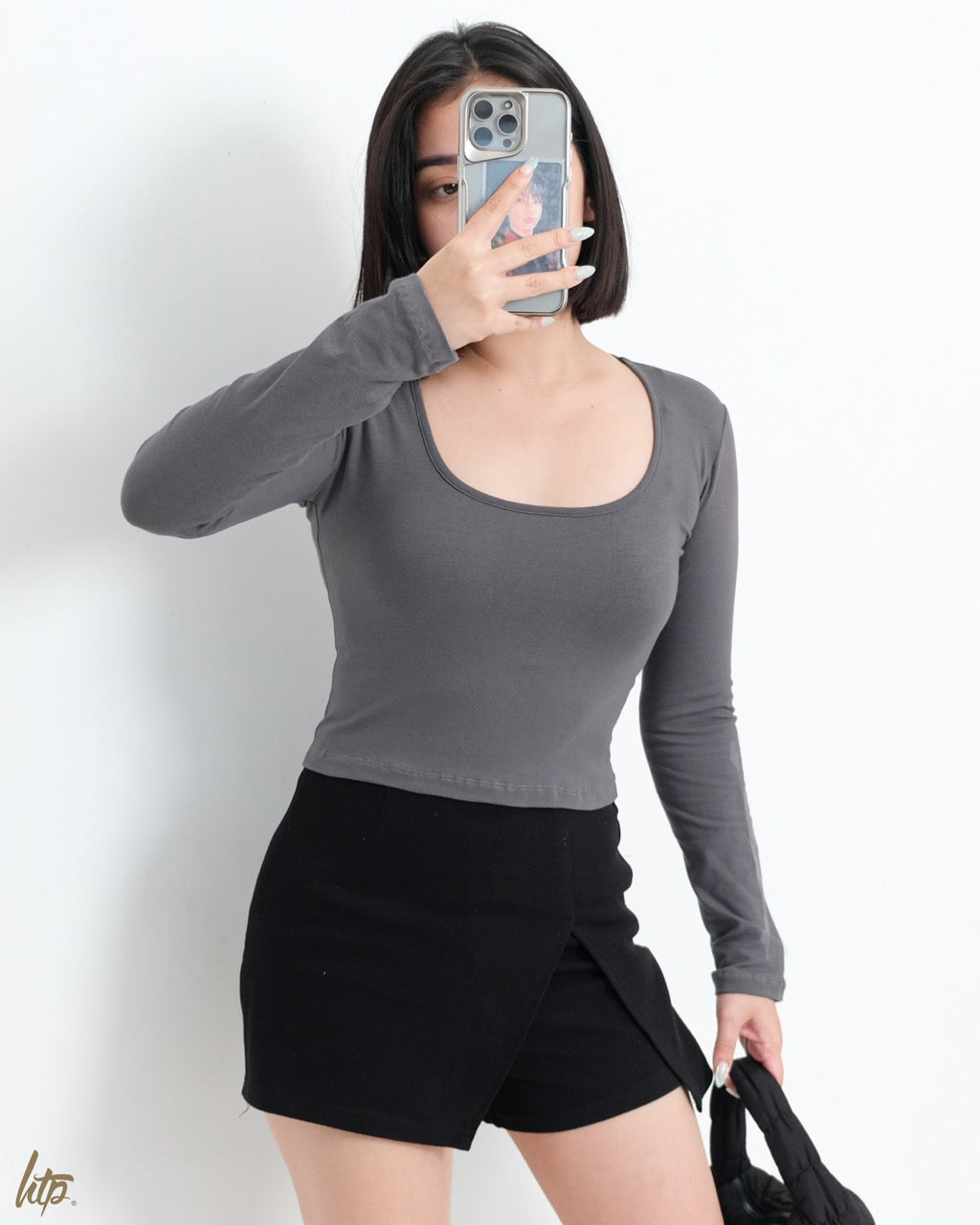 HTP Square Neck LS Top