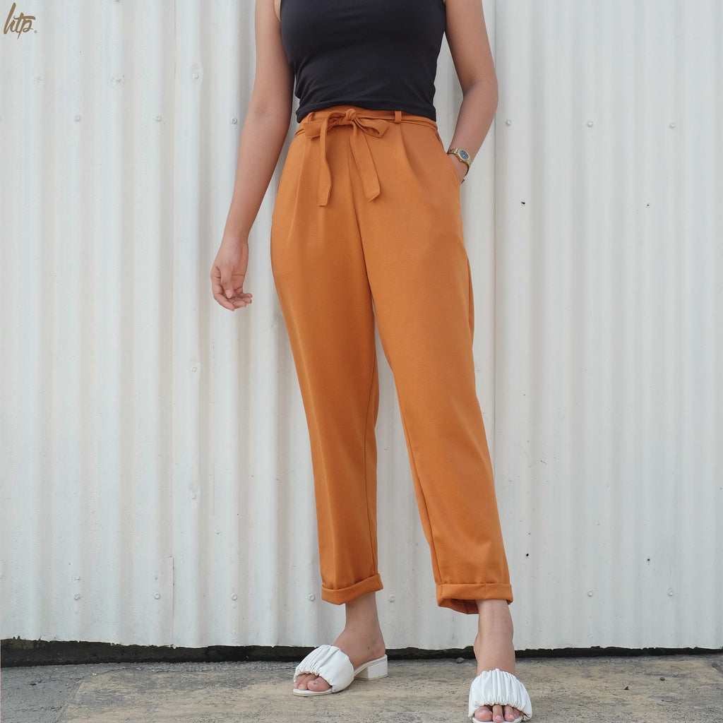 HTP Pocket Tie Pants for Women - Korean Inspired