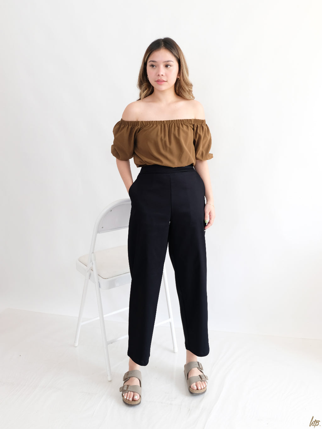 HTP Korean Pull-Up Pocket Trouser For Women