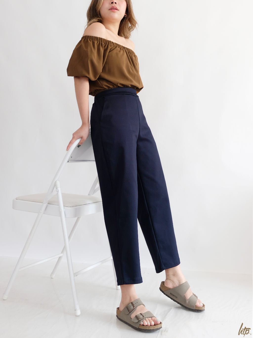 HTP Korean Pull-Up Pocket Trouser For Women