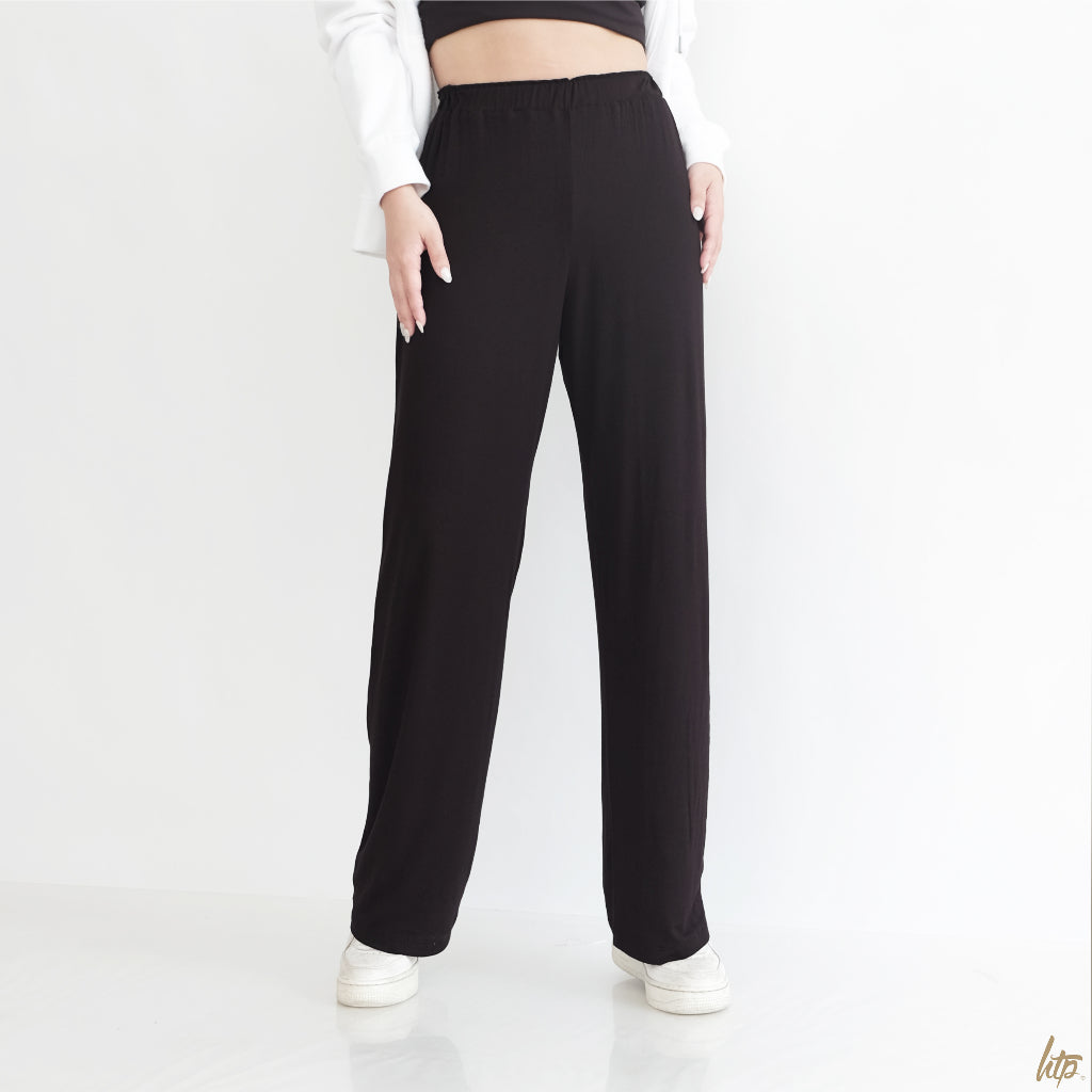 HTP High- Waist Straight Cotton Pants