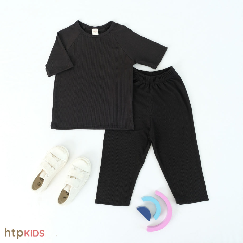 HTP Ribbed Sleepwear Set For Adult And Kids