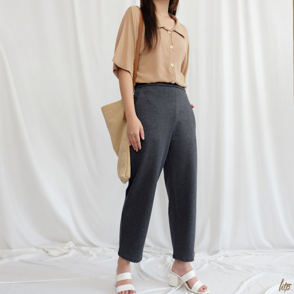 HTP Korean Pull-Up Pocket Trouser For Women