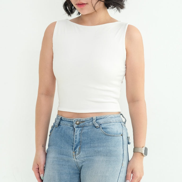 HTP Boatneck Croptop (Double Lined)