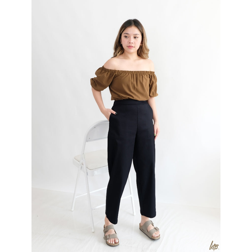 HTP Korean Pull-Up Pocket Trouser For Women