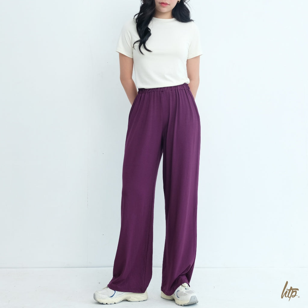 HTP High- Waist Straight Cotton Pants