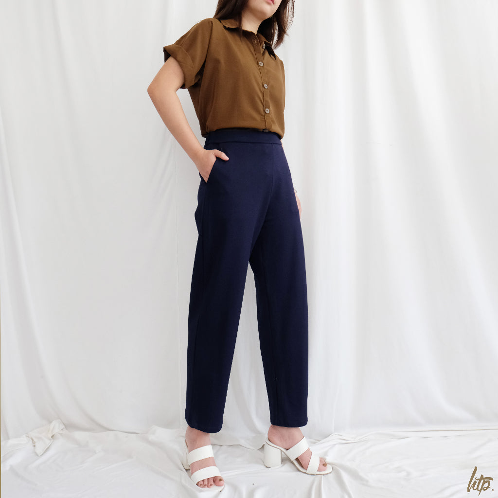 HTP Korean Pull-Up Pocket Trouser For Women