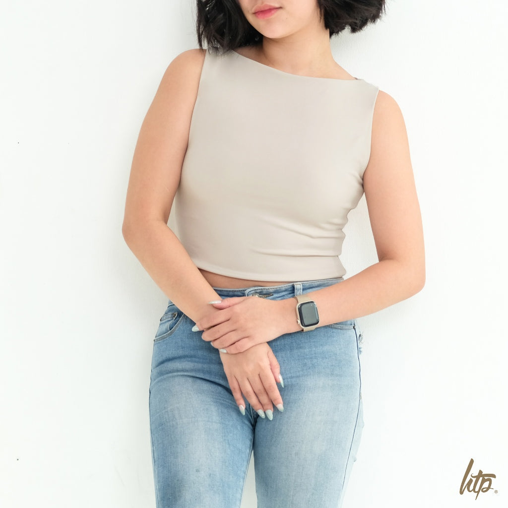 HTP Boatneck Croptop (Double Lined)