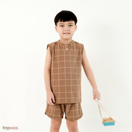 HTP Kids Printed Muscle Tee And Shorts Set