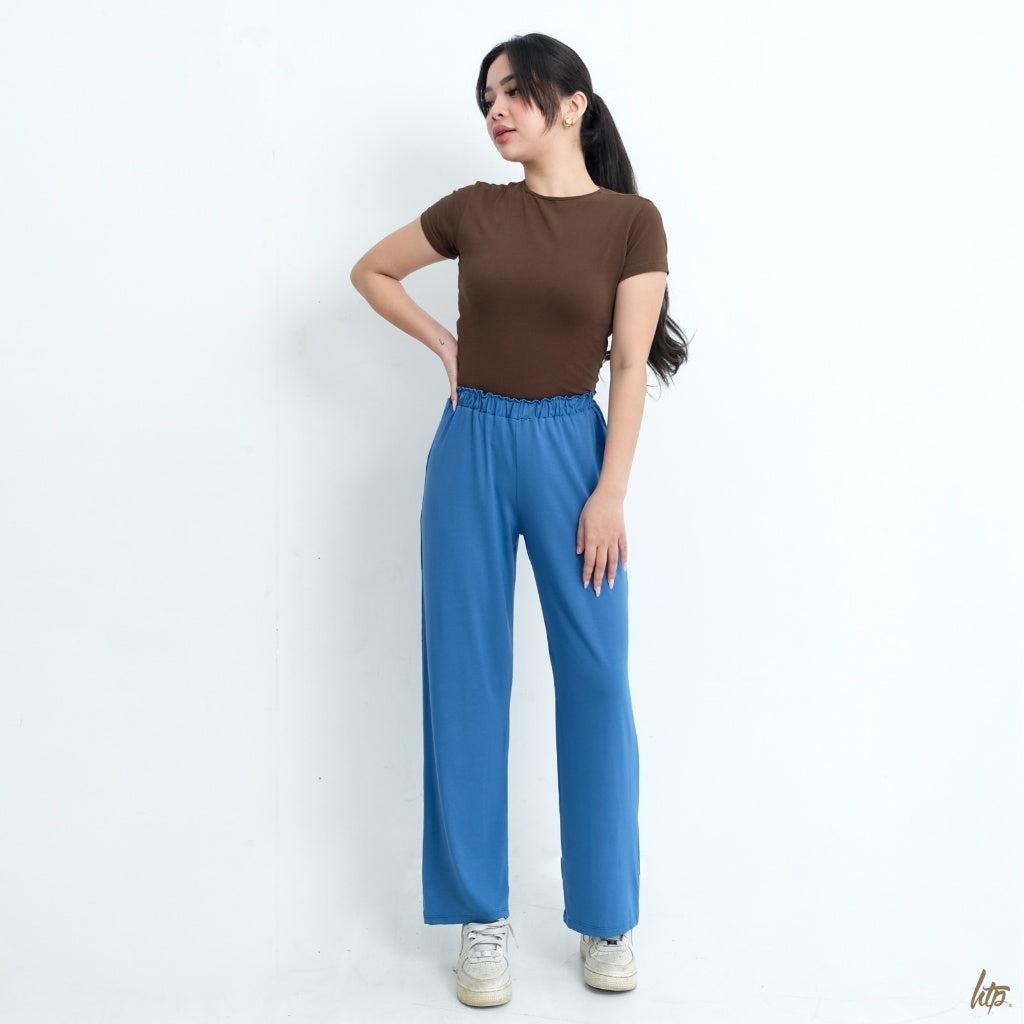 HTP High- Waist Straight Cotton Pants