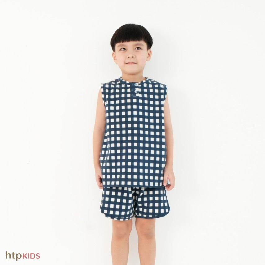 HTP Kids Printed Muscle Tee And Shorts Set