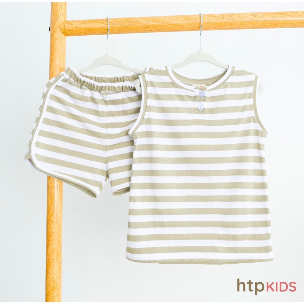 HTP Kids Printed Muscle Tee And Shorts Set