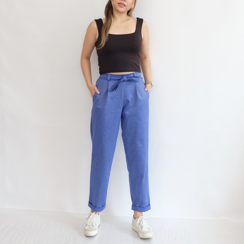 HTP Pocket Tie Pants for Women - Korean Inspired