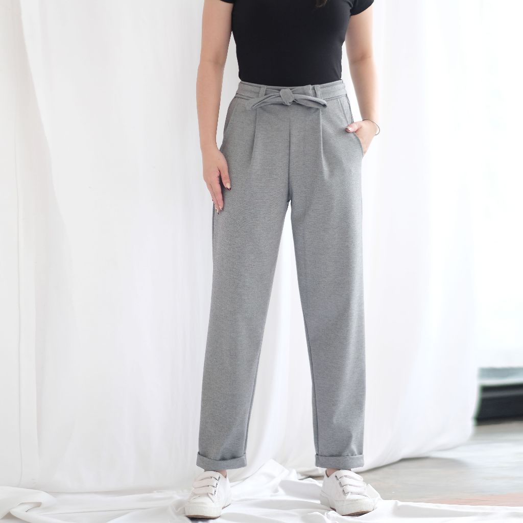 HTP Pocket Tie Pants for Women - Korean Inspired