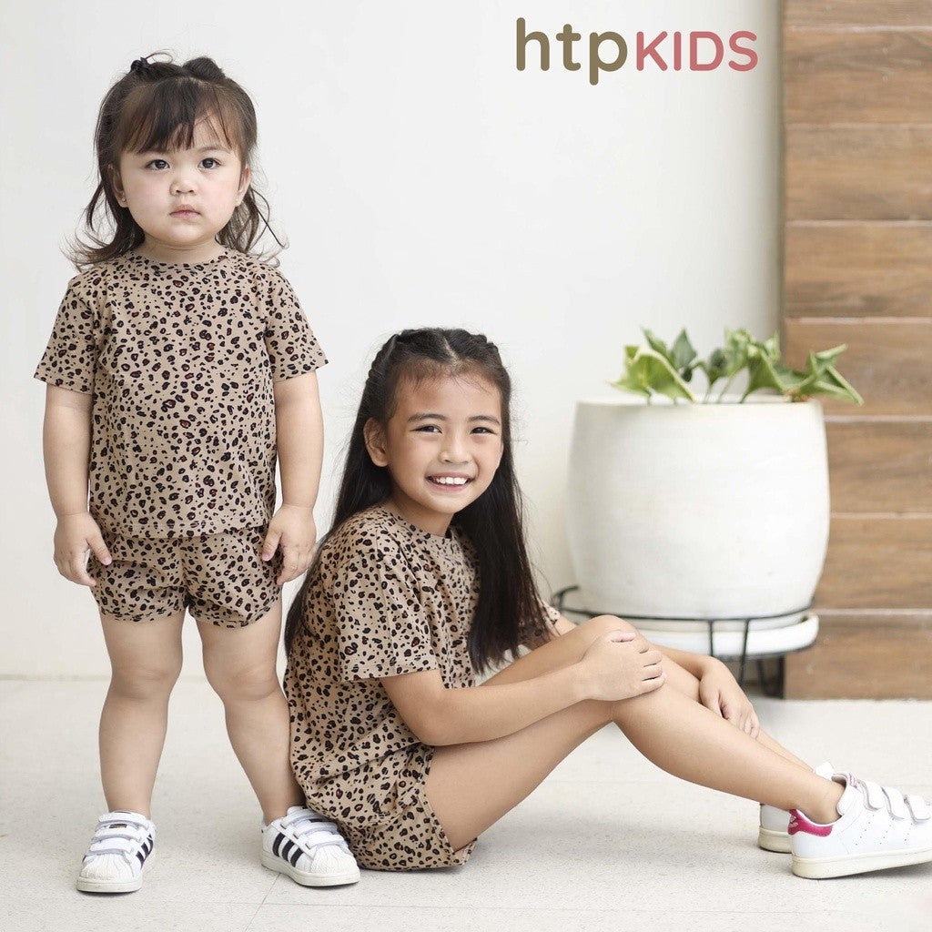 HTP Kids Girls Animal Printed Set (Shorts And Top Terno)